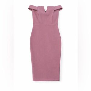 Boohoo Mauve Midi Dress